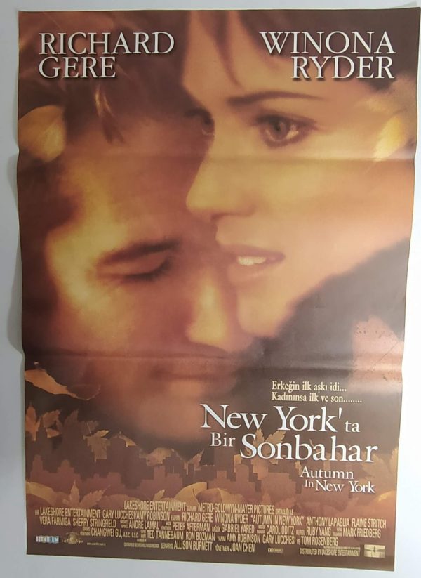 AUTUMN IN NEW YORK movie poster