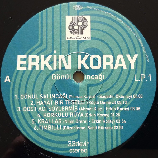 Erkin Koray - Elektronik Türküler (LP, Comp, Gat) (Mint (M)), Cover:NM ...